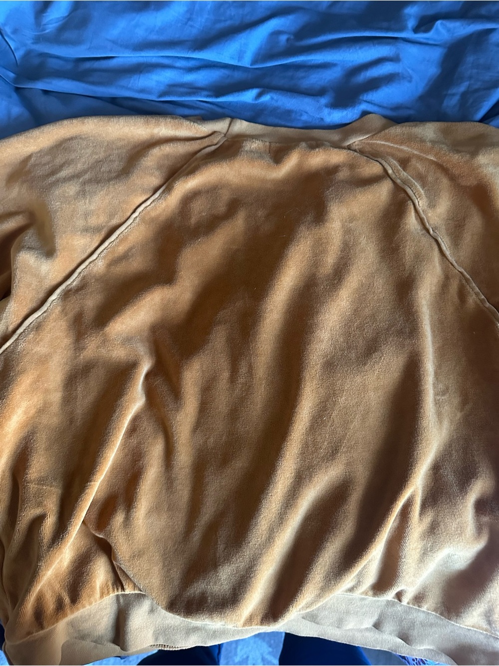 NWT Suzi Kondi Cozy Women's Buckthorn Velour Raglan US L - Picture 3 of 4
